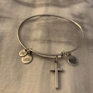 Alex and Ani cross bracelet
